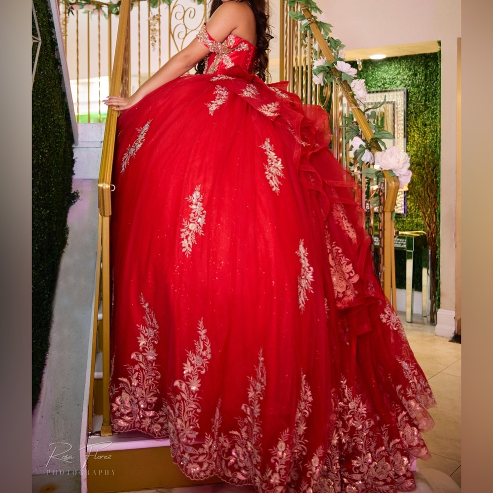 Custom made quinceañera dress